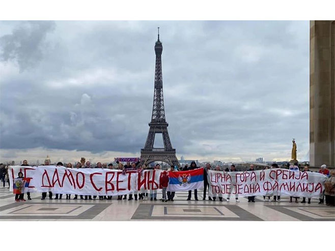 Срби у дијаспори придружили се подршци Србима у Црној Гори - Фото: Facebook