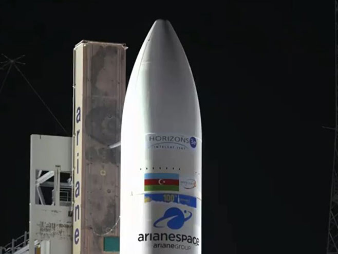 Ракета "Аријана 5" (Фото: Спутњик/Фејсбук) - 