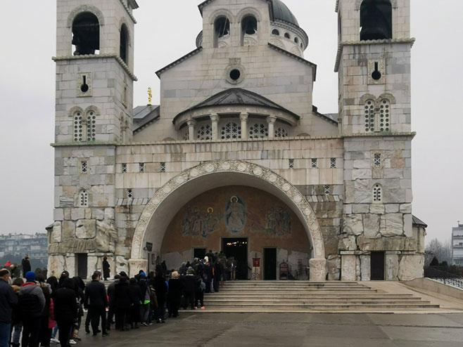 Hram u Podgorici (Foto: RTRS)