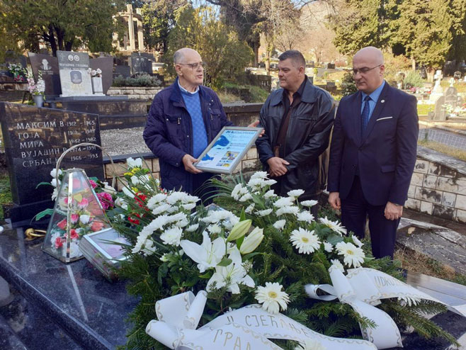 Требиње - обиљежена годишњица смрти Срђана Алексића - Фото: СРНА
