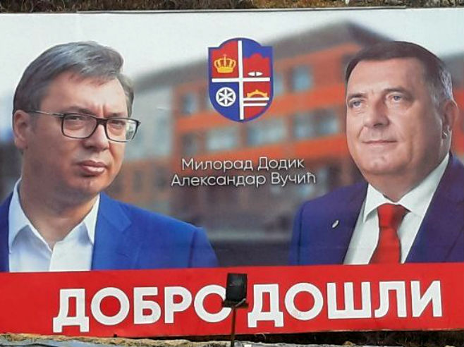 Mrkonjić Grad uoči dolaska Aleksandra Vučića (foto:atvbl) 