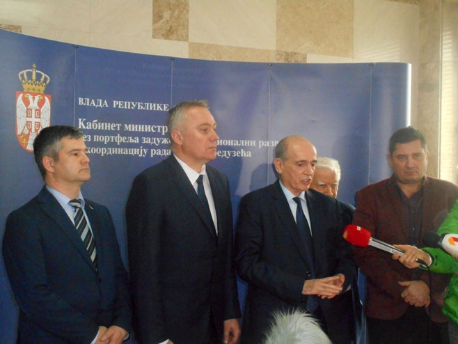 Борис Пашалић са Миланом Кркобабићем - Фото: СРНА