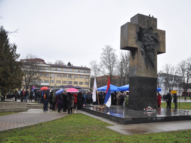 Приједор: Дан борца, полагање вијенаца - Фото: СРНА