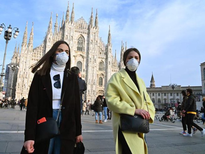 Италија - Вирус корона - Фото: AFP