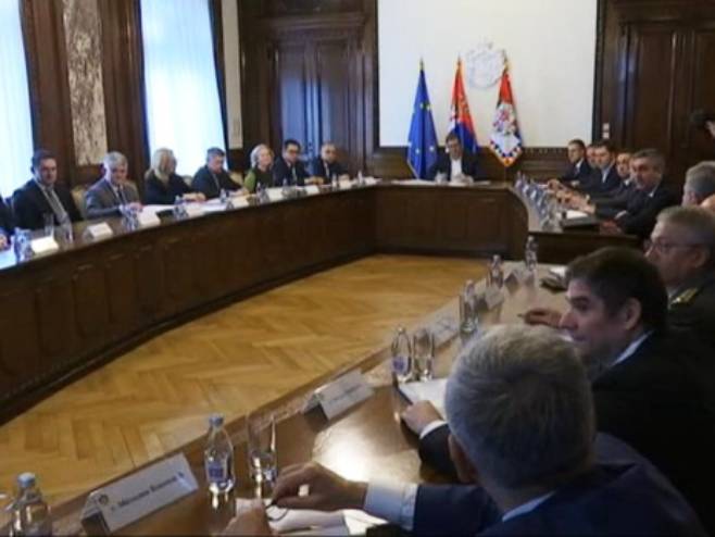 Састанак о вирусу корона у Председништву Србије Састанак о вирусу корона у Председништву Србије - Фото: РТС