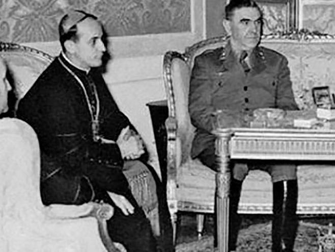 Алојзије Степинац и Анте Павелић Алојзије Степинац и Анте Павелић - Фото: архив