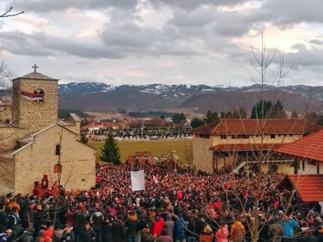 Литија у Беранама Литија у Беранама - Фото: СРНА