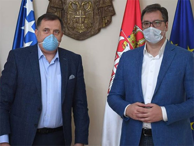 Милорад Додик и Александар Вучић (Фото: instagram.com/buducnostsrbijeav) Милорад Додик и Александар Вучић (Фото: instagram.com/buducnostsrbijeav) -