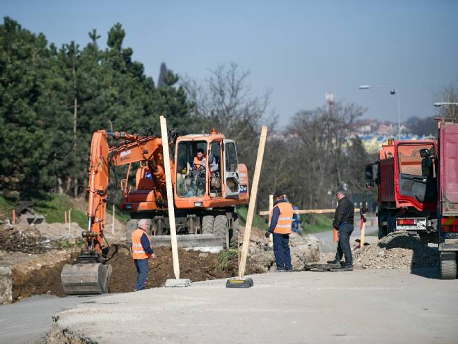 Радови на кружном току код Леснине (фото:akta.ba) - 