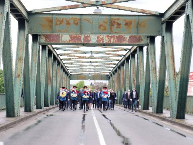 Obilježavanje 25 godina od egzodusa Srba iz zapadne Slavonije (Foto: RTRS)