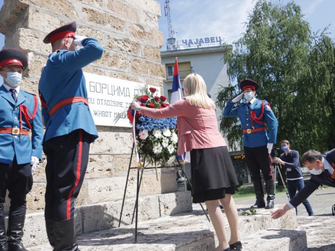 Званичници Српске, полагање вијенаца, Фото: РТРС