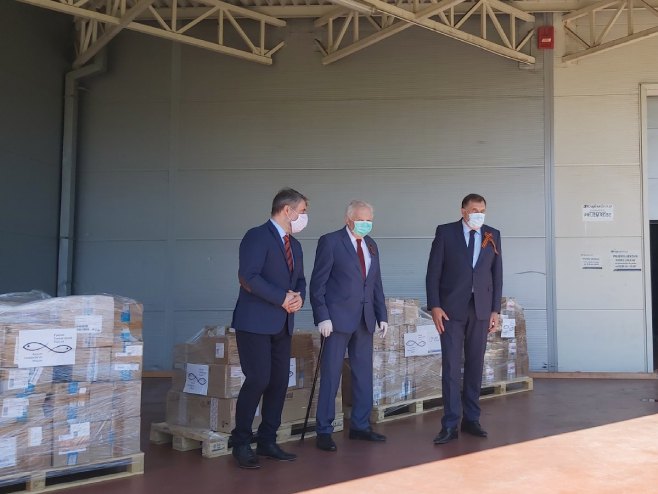 Донација лијекова од Русије Донација лијекова од Русије - Фото: РТРС