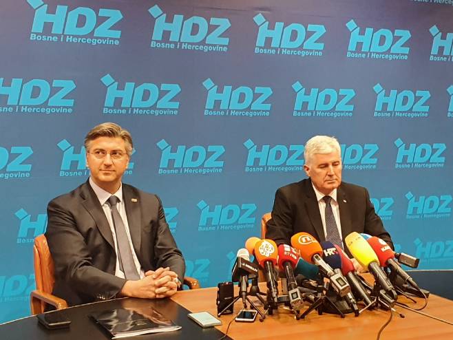 Андреј Пленковић и Драган Човић Андреј Пленковић и Драган Човић - Фото: СРНА