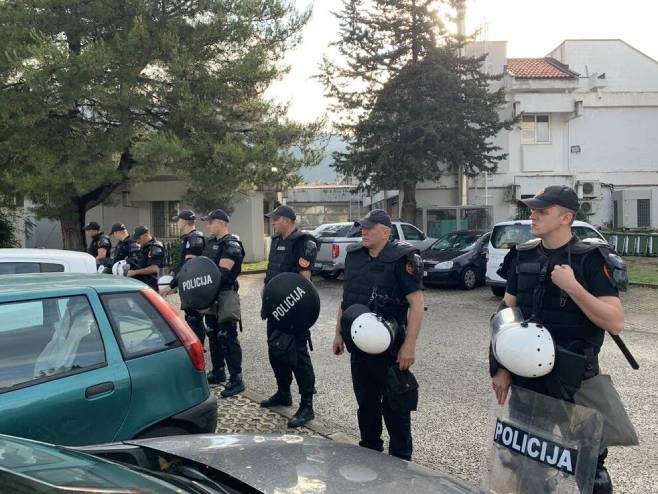 Policija u Budvi, Foto: Vuk Lajović 
