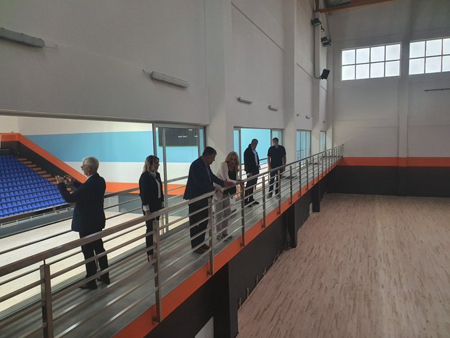 Cvijanović u Gradišci (Foto: RTRS)