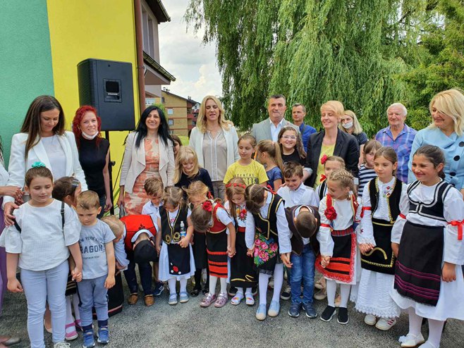 Predsjednica Cvijanović u Vlasenici (Foto: RTRS)