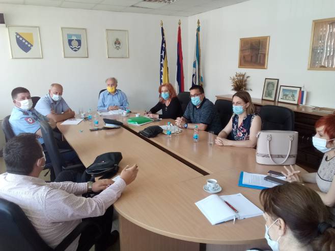 Сједница Општинског штаба за ванредне ситуације, Фоча Сједница Општинског штаба за ванредне ситуације, Фоча - Фото: СРНА