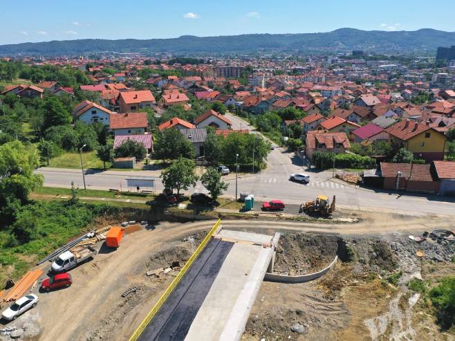 Изградња кружног тока у бањалучком насељу Паприковац (Фото: banjaluka.rs.bа) - 