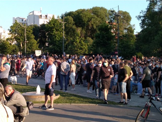 Protesti u Beogradu (Foto: RTRS)