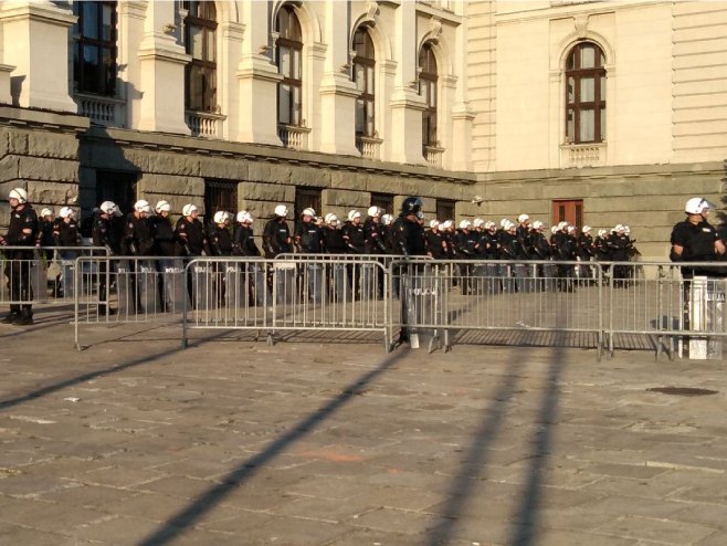 Protesti u Beogradu (Foto: RTRS)