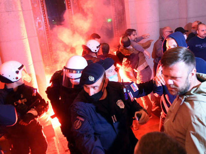 Протести у Београду (Фото: Н. Скендерија) Протести у Београду (Фото: Н. Скендерија) -