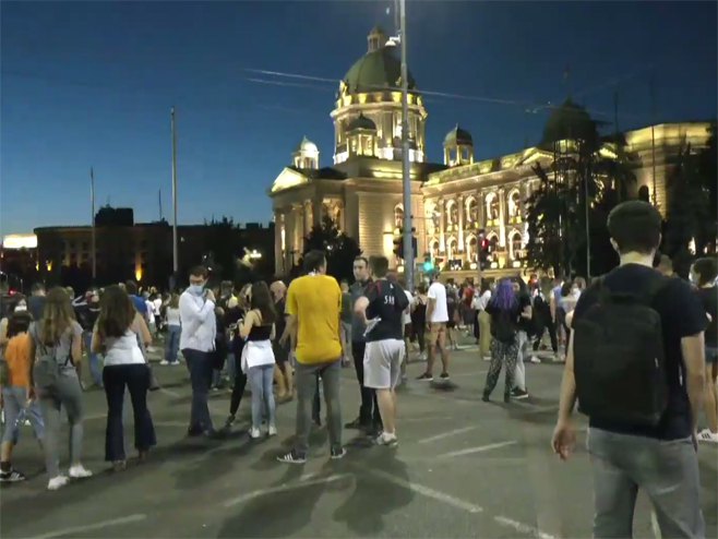 Београд: демонстранти - 