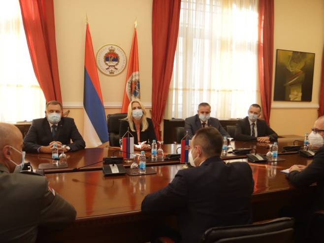 Sastanak rukovodstva Srpske sa Vulinom (Foto: RTRS)