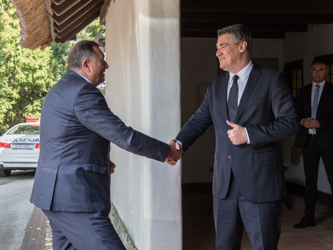 Milorad Dodik i Zoran Milanović (Foto: SRNA)