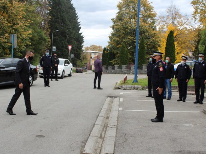 Dragan Lukač u Novom Gradu (foto: SRNA)