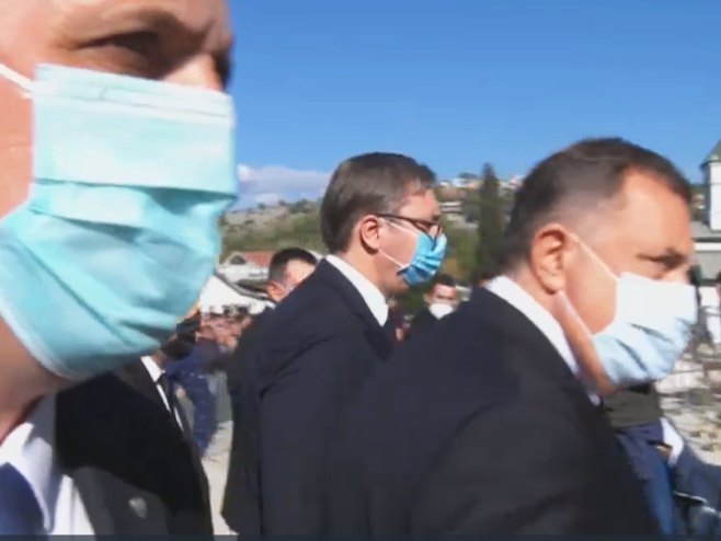 Dodik-Vučić u Podgorici 
