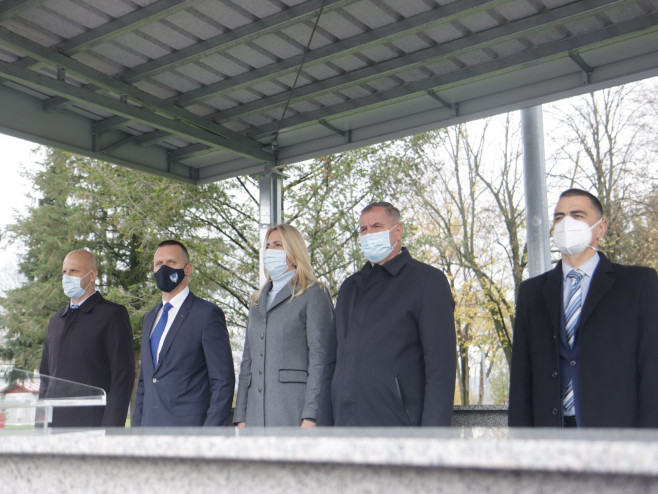 Жељка Цвијановић на почетку обуке за полицијске кадете - 