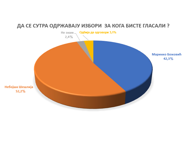 Избори: Шешлија - Божовић - Фото: РТРС