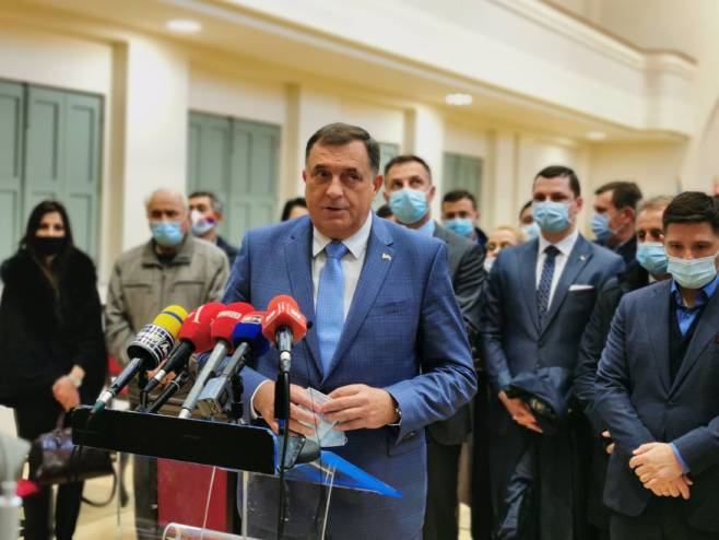 Milorad Dodik u Bijeljini (foto: SRNA)