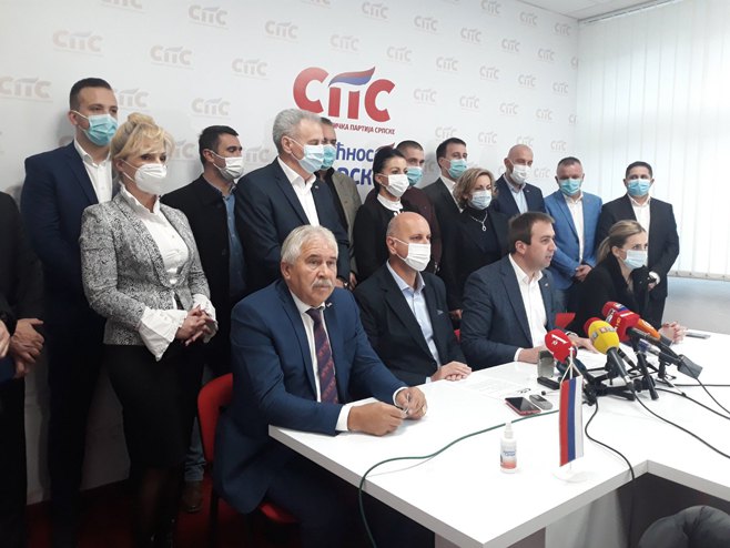 Бањалука: СПС конференција за новинаре Бањалука: СПС конференција за новинаре - Фото: СРНА