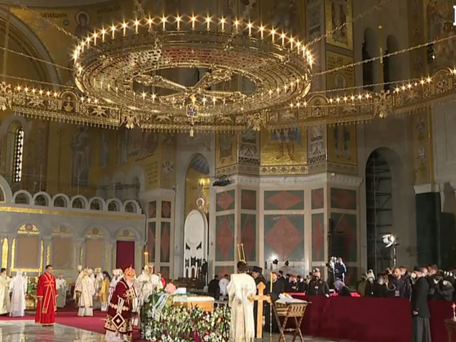 Liturgija za upokojenog Patrijarha (foto: Screenshot )