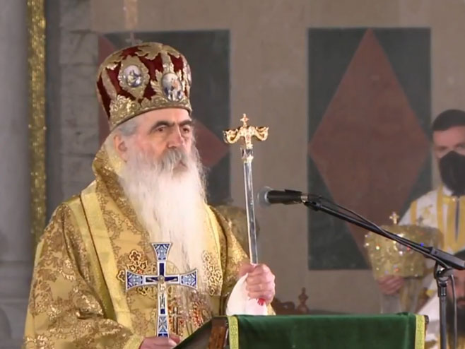 Hram Svetog Save - liturgija (foto: Screenshot )