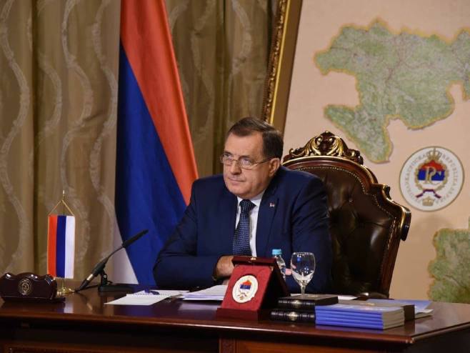 Додик се обраћа Савјету безбједности (Фото: СНСД) Додик се обраћа Савјету безбједности (Фото: СНСД) - Фото: Тwitter