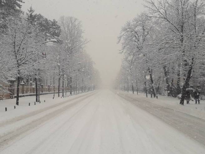 Banjaluka pod snijegom (Foto: RTRS)