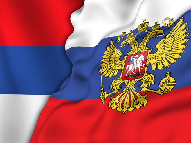 Заставе Републике Српске и Русије Заставе Републике Српске и Русије - Фото: Тwitter