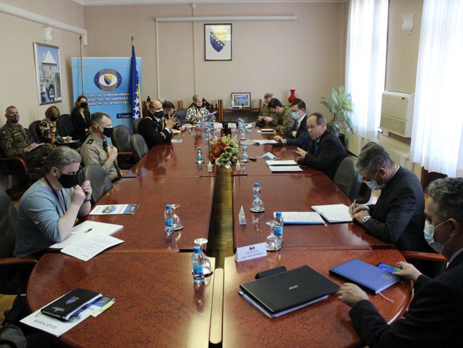 Сарајево: Састанак у Министарству одбране - Фото: СРНА