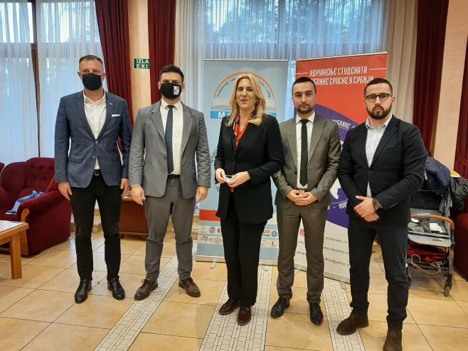 Златибор - Конференција студената Републике Српске и Србије "Мост" - Жељка Цвијановић Златибор - Конференција студената Републике Српске и Србије "Мост" - Жељка Цвијановић - Фото: СРНА