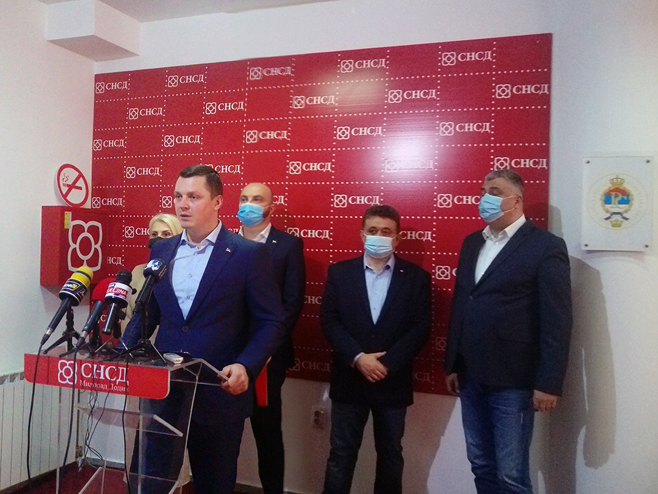 Бијељина - СНСД, конференција за новинаре Бијељина - СНСД, конференција за новинаре - Фото: СРНА