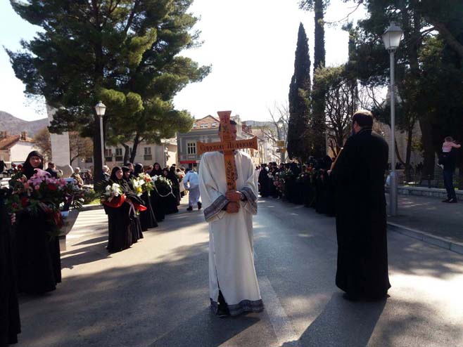 Trebinje - pogrebna povorka (foto: SRNA)