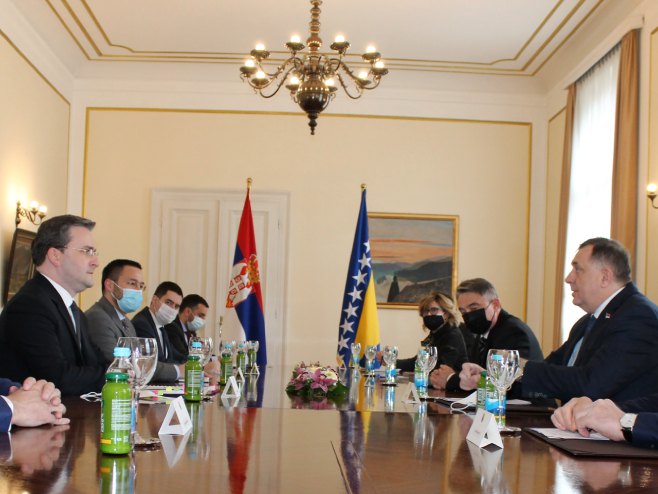 Selaković, Dodik, Komšić i DŽaferović (foto: mfa.gov.rs) 