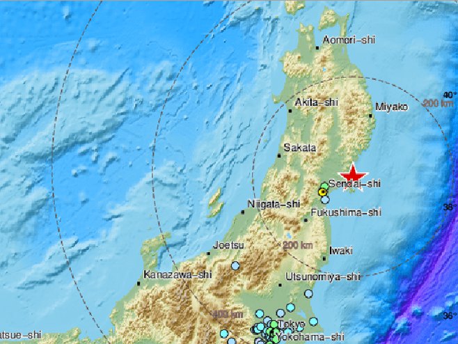 Јапан земљотрес (фото:EMSC) - 