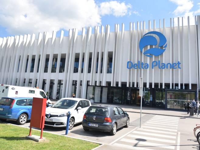 Евакуација Тржног центра Делта у Бањалуци