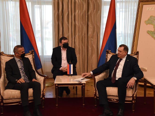 Додик са делегацијом Турске Додик са делегацијом Турске - Фото: СРНА