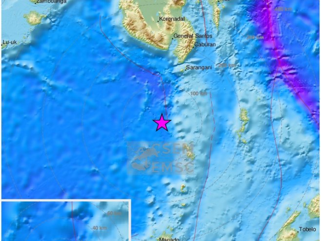 Земљотрес Филипини (Фото: EMSC) - 