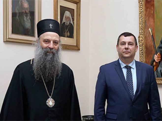 Патријарх Порфирије и Атила Пинтера (фото: spc.rs) Патријарх Порфирије и Атила Пинтера (фото: spc.rs) -
