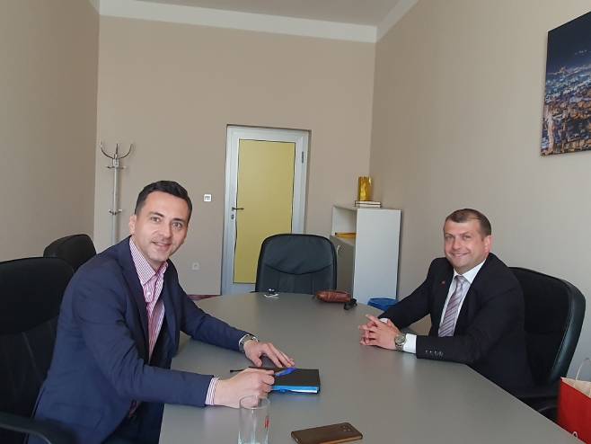 Мостар:  Велибор Миливојевић и  Дамир Иветић - Фото: СРНА